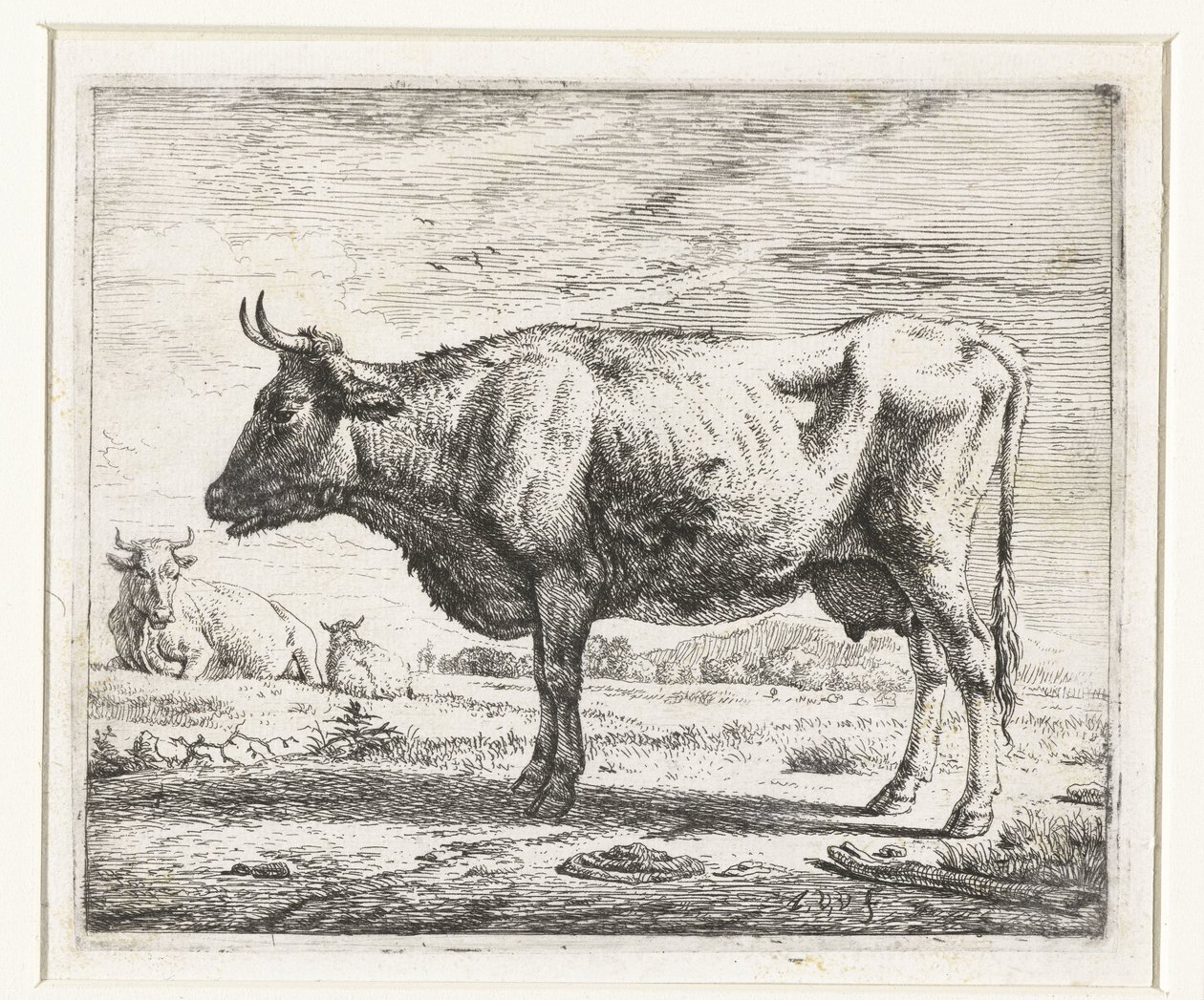 Deux vaches et un mouton - Adriaen van de Velde