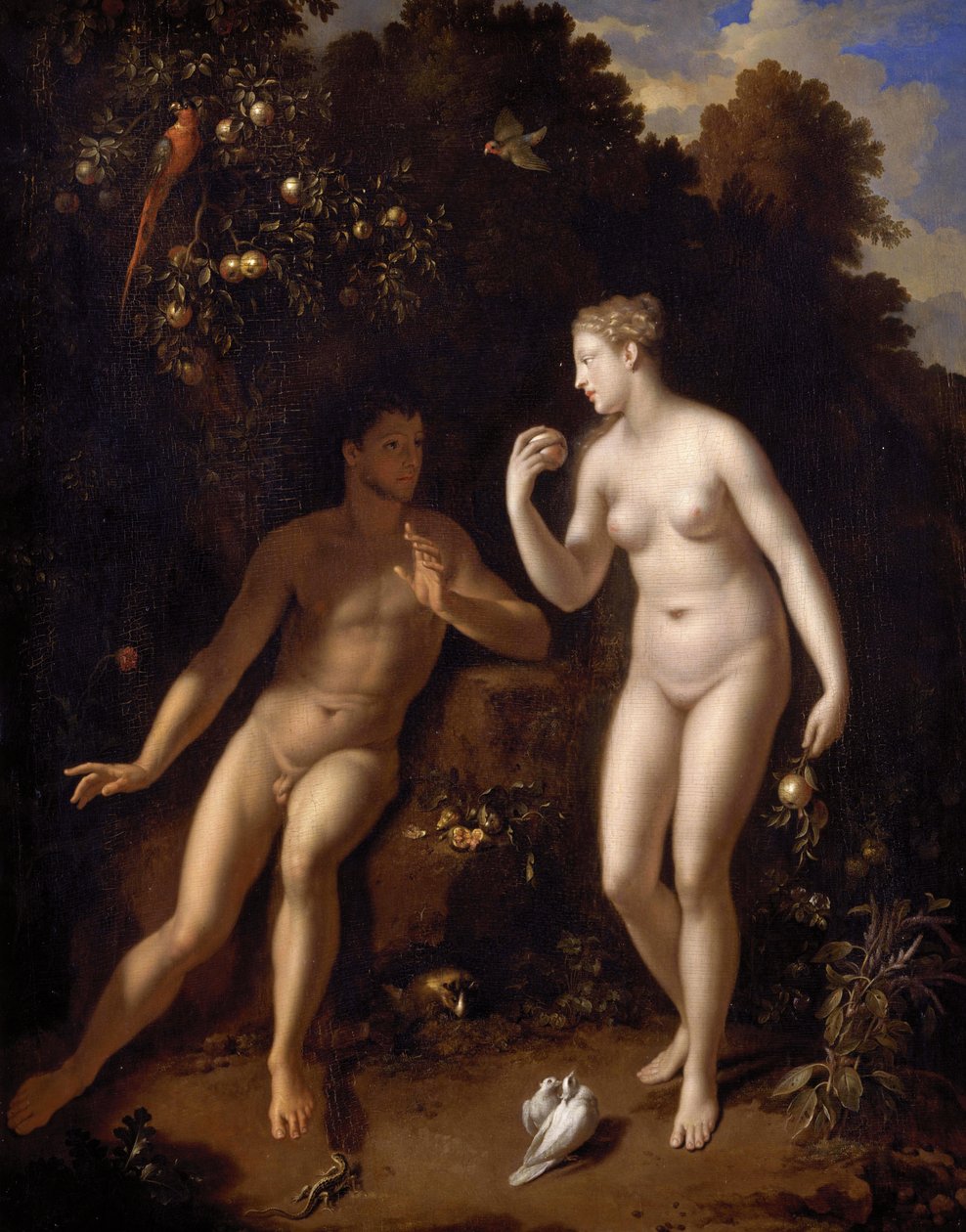 French: Adam et Ève près de l’arbre du Bien et du Mal Adam and Eve.



Alternative title(s):

Adam et Eve près de l