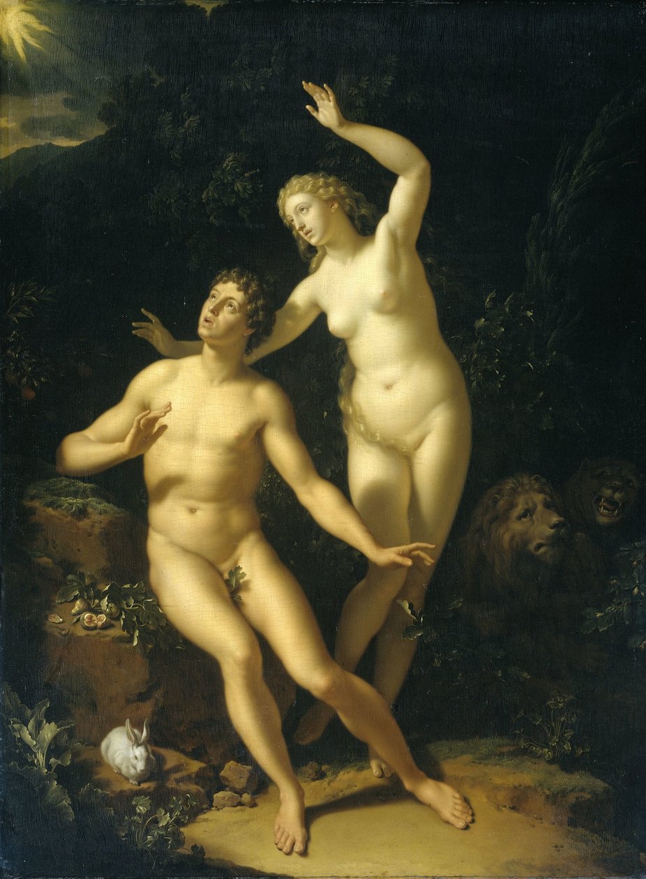 Dieu tient Adam et Ève responsables - Adriaen van der Werff