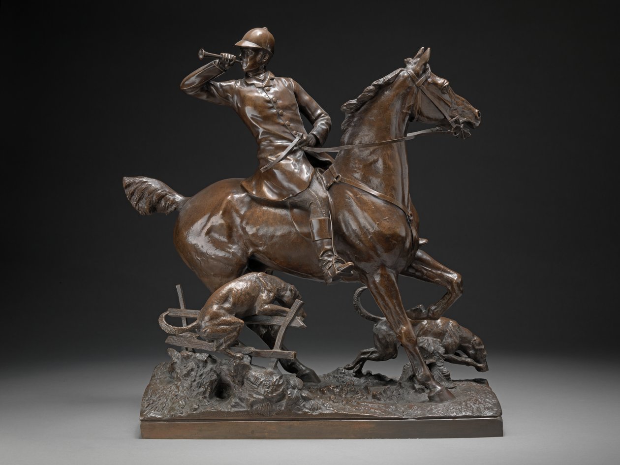 Parti - Un groupe de chasse, vers 1887 - Adrian Jones