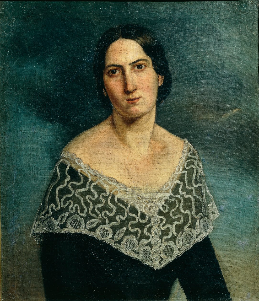 Portrait de Mme Bonini Gardi - Adriano Baldini