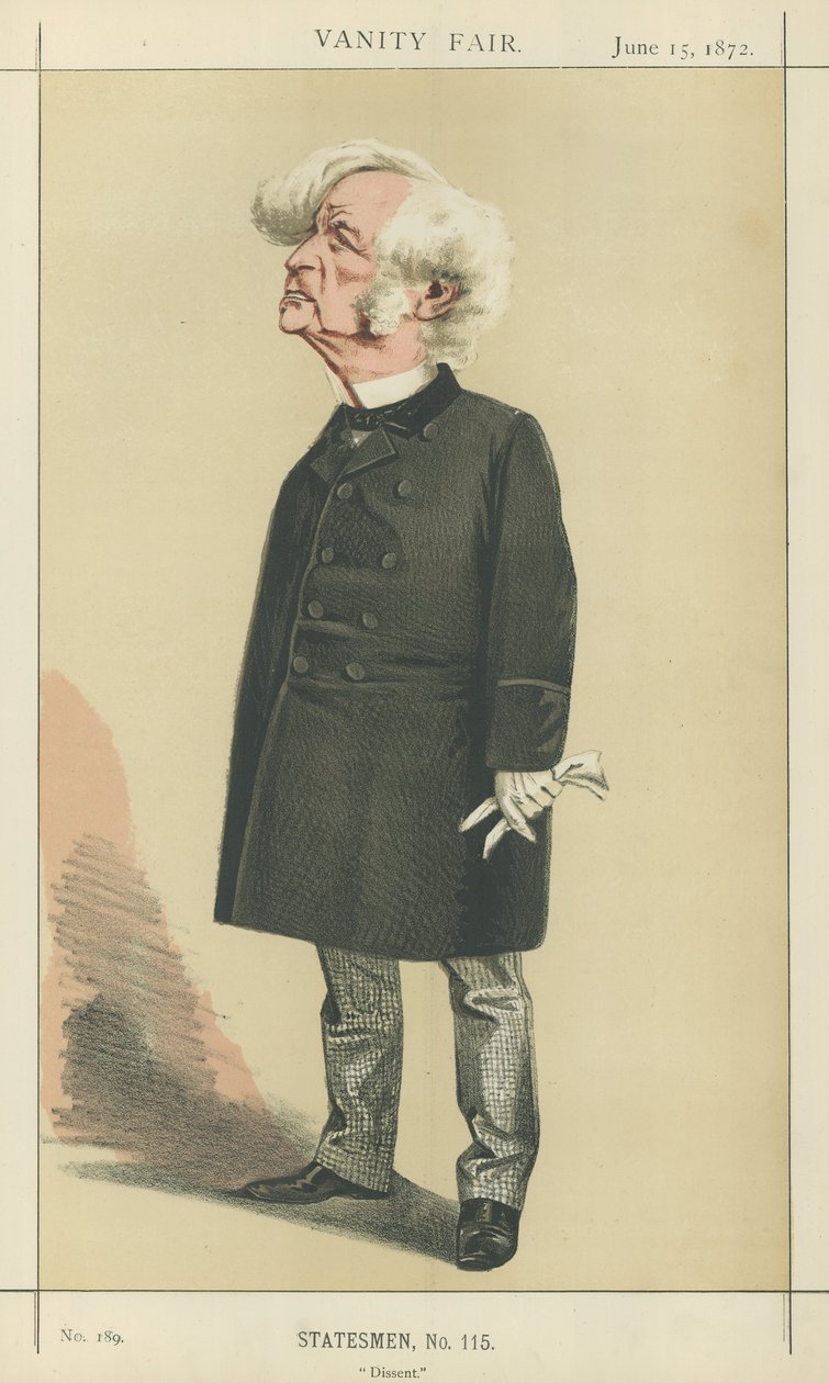 M. Samuel Morley (lithographie couleur) - Adriano Cecioni
