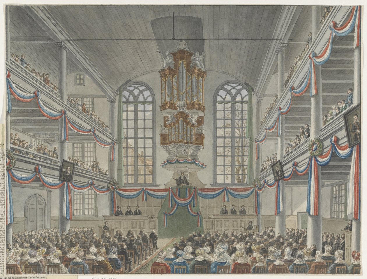Célébration du bicentenaire du Séminaire des Remonstrants, 1834 - Adrianus Gerardus van Schoone