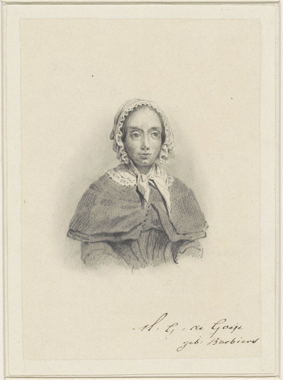 Portrait de Maria Geertruida de Goeje-Barbiers - Adrianus Johannes Ehnle