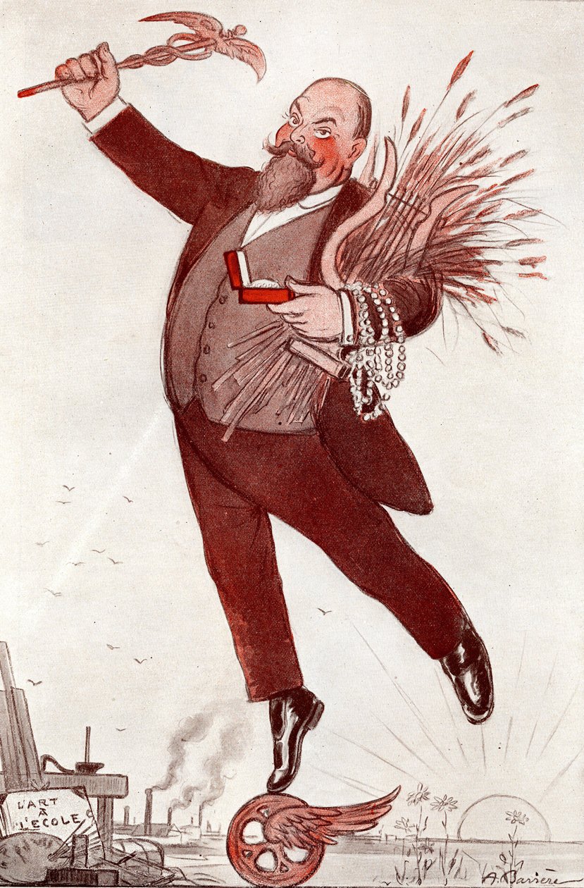 Portrait du poète et politicien Maurice Couyba (1866-1931) (Maurice Boukay) - Dessin d