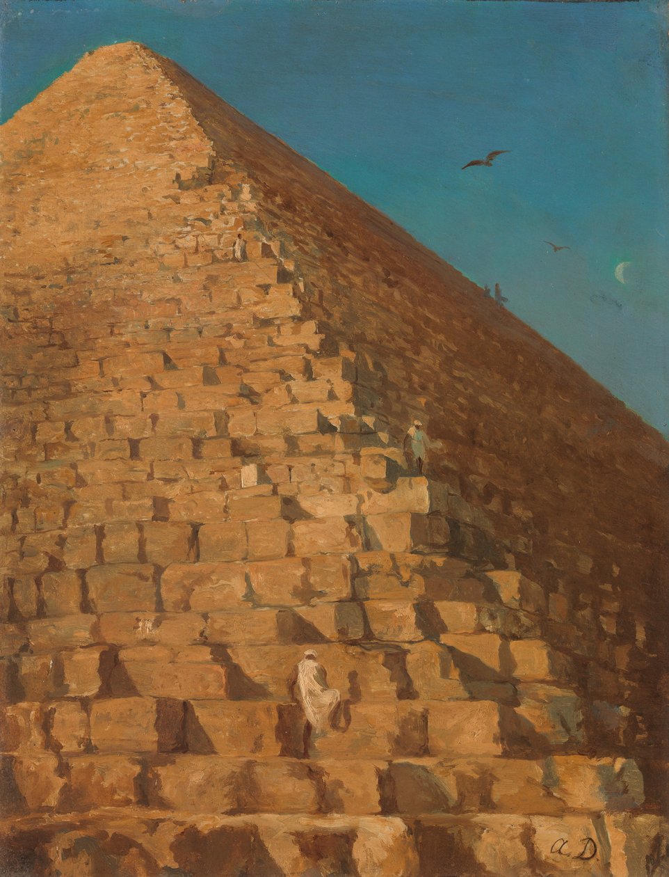 La Grande Pyramide, Gizeh - Adrien Dauzats