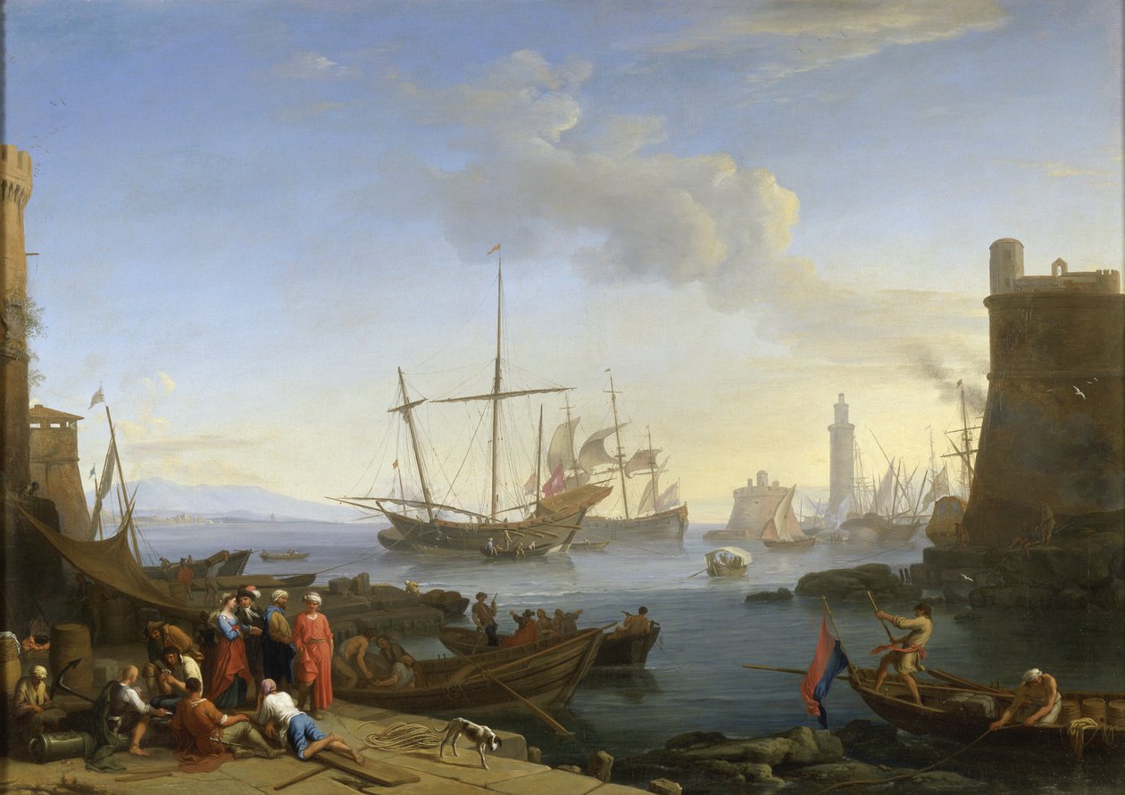 Port maritime, 1726 - Adrien Manglard