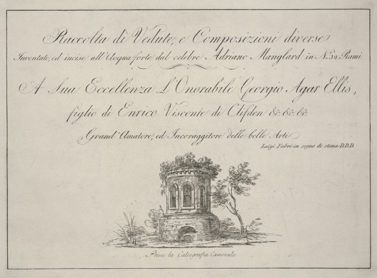 Page de titre - Adrien Manglard