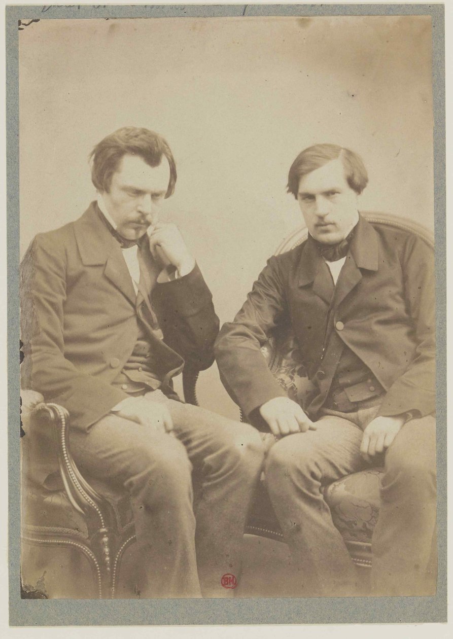 Les frères Goncourt, vers 1855 - Adrien Tournachon