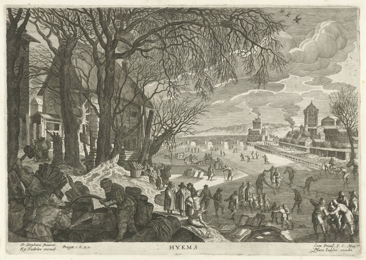 Hiver (Les quatre saisons) - Egidius  Sadeler (II)
