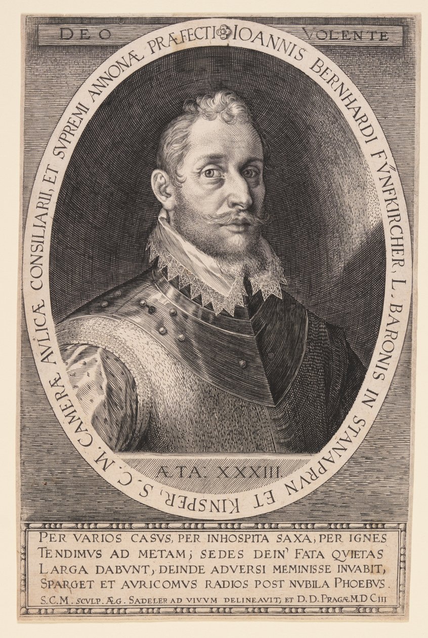 Johannes Bernhardt Fünfkircher, baron de Stanaprun - Aegidius Sadeler II