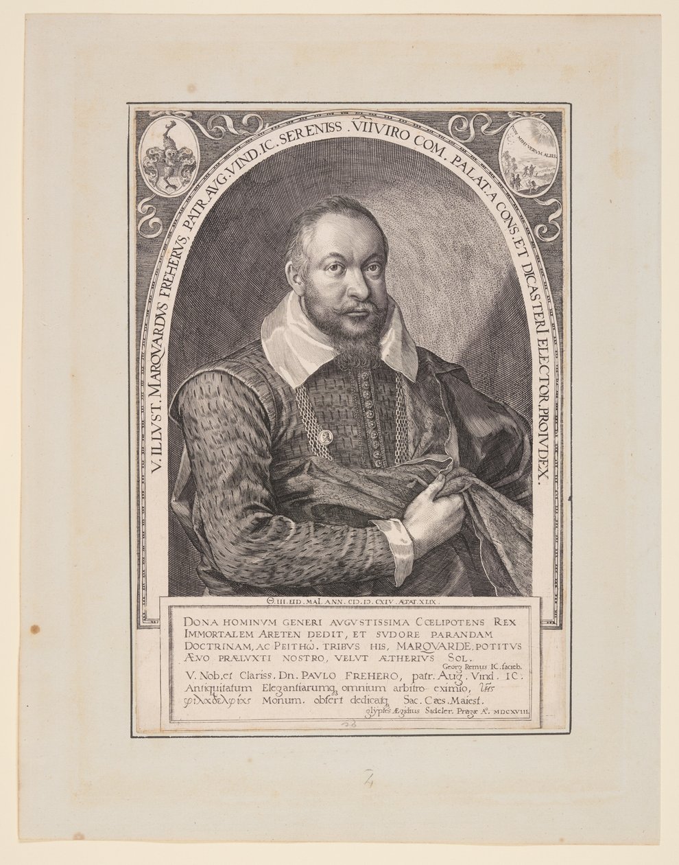 Marquard Freher, diplomate, historien et juriste - Aegidius Sadeler II