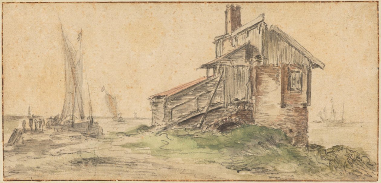 Un bâtiment au bord de l