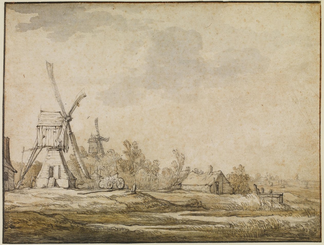 Un paysage avec des moulins - Aelbert Cuyp