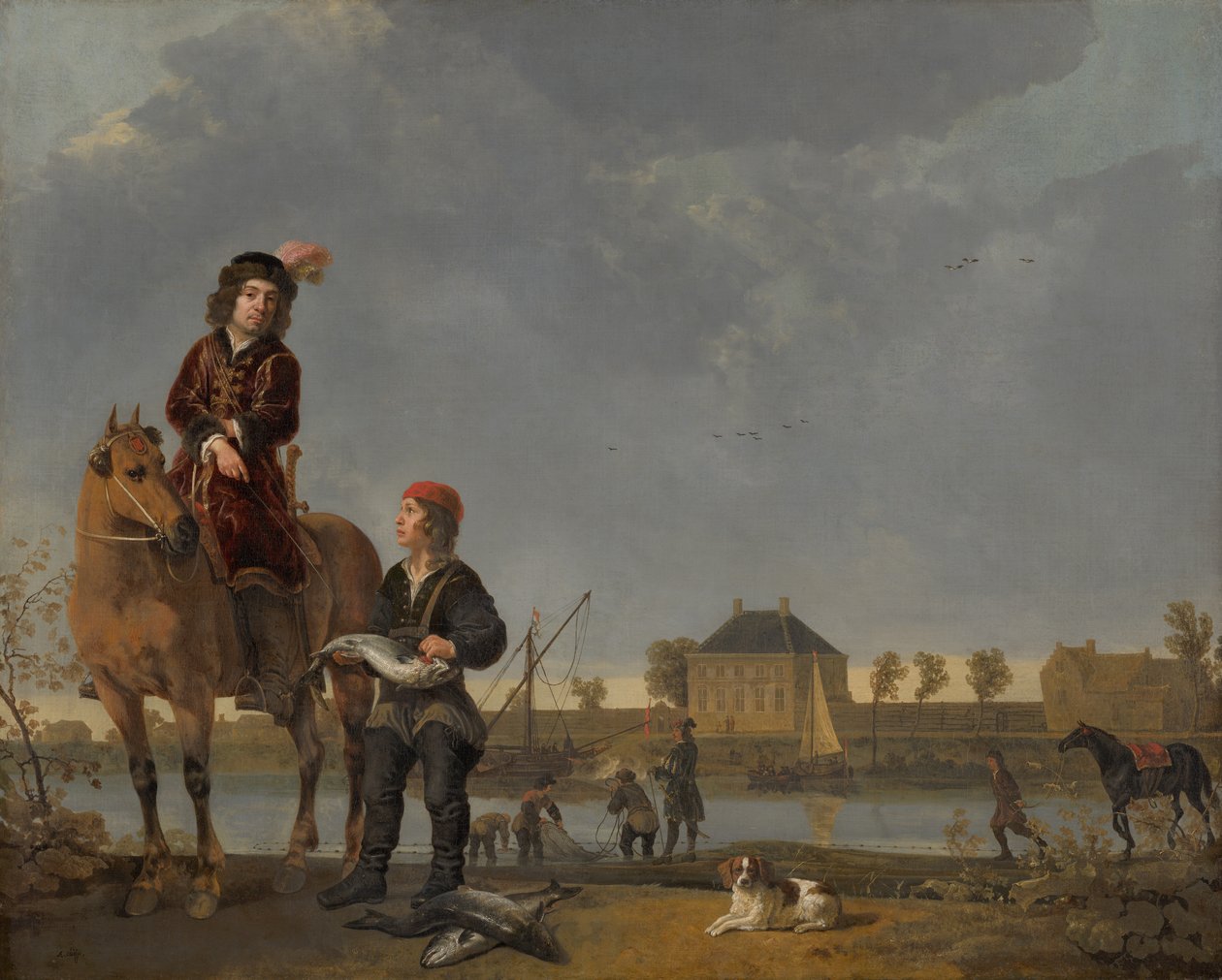 Portrait équestre de Pieter de Roovere - Aelbert Cuyp