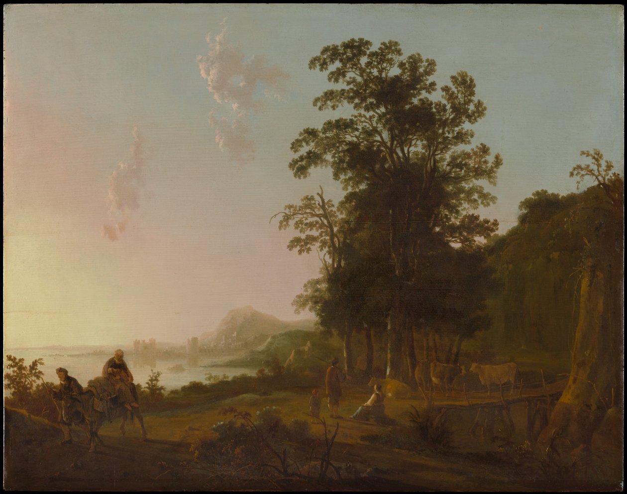 Paysage avec la fuite en Égypte - Aelbert Cuyp