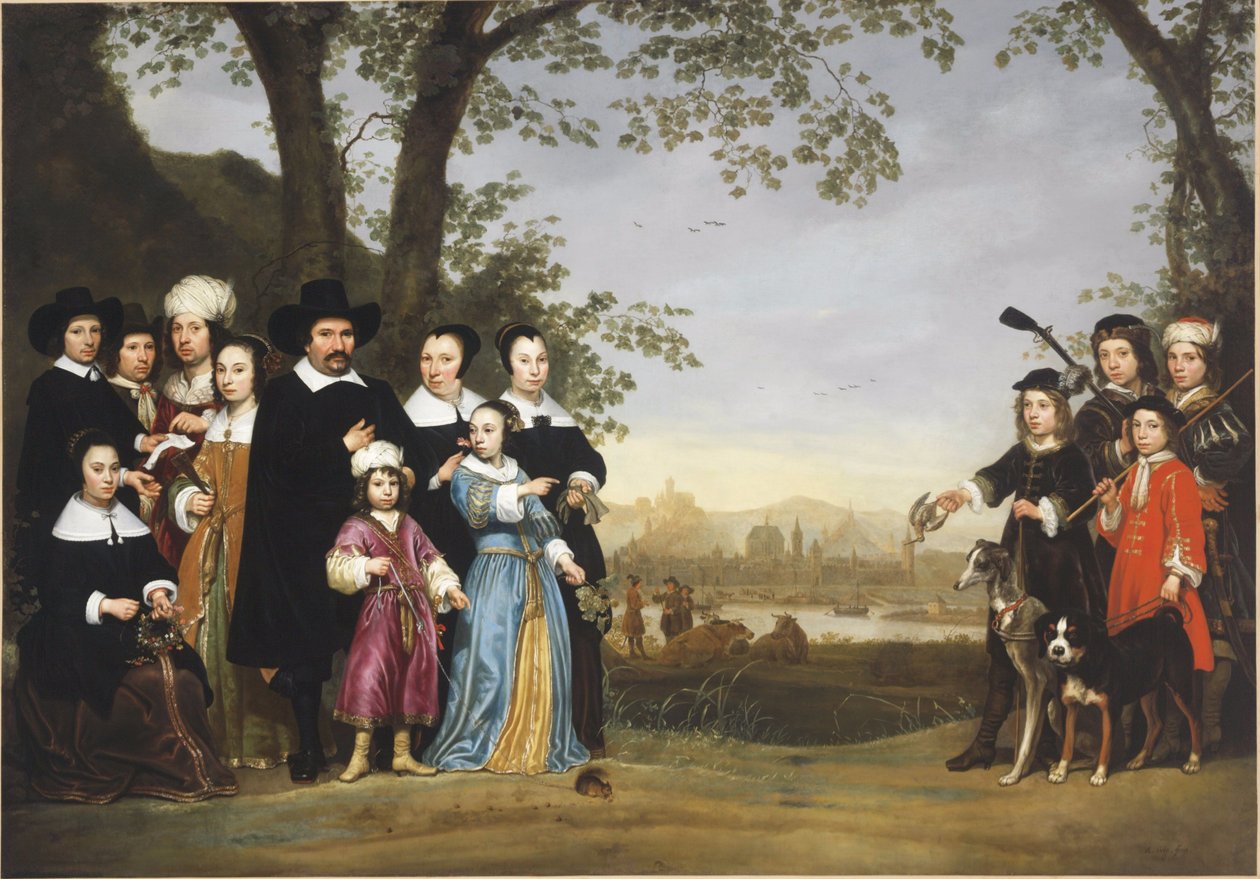 Portrait de la famille Sam - Aelbert Cuyp