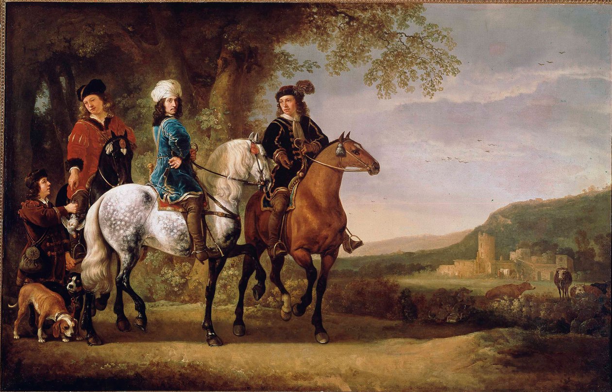 Les nobles hollandais à cheval - Aelbert Cuyp