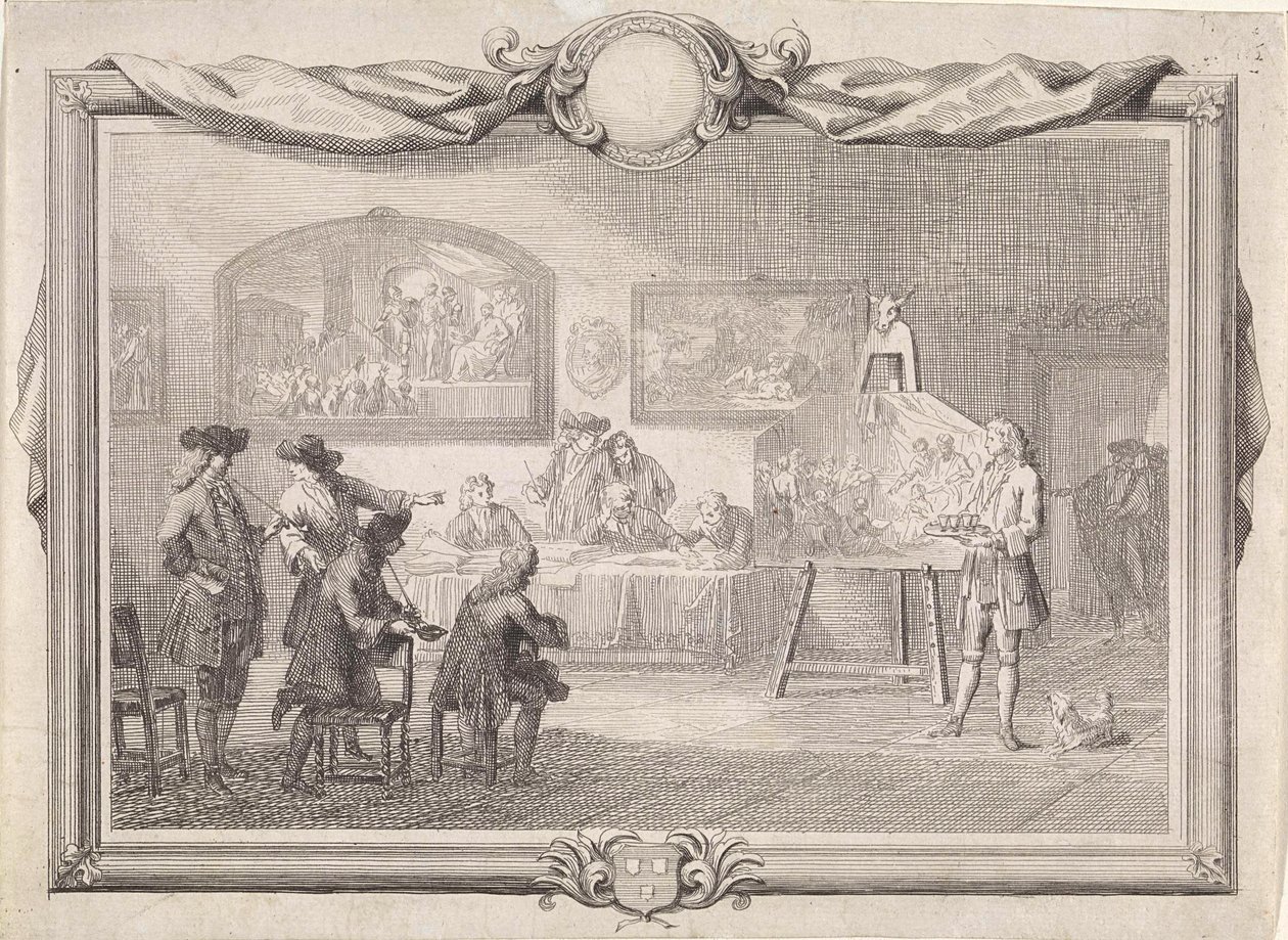 Guilde de Saint-Luc à Dordrecht, 1736 - Aert Schouman