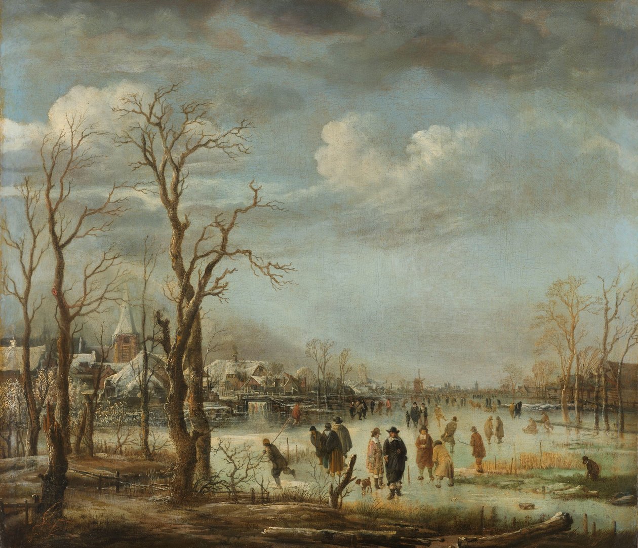 Vue de rivière en hiver, 1630-60 - Aert van der Neer