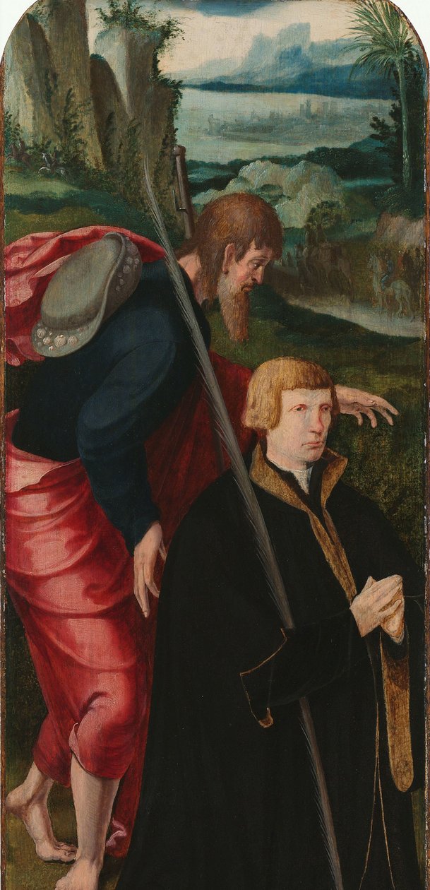 La résurrection de Lazare (détail) - Aertgen Claesz van Leyden (attributed to)