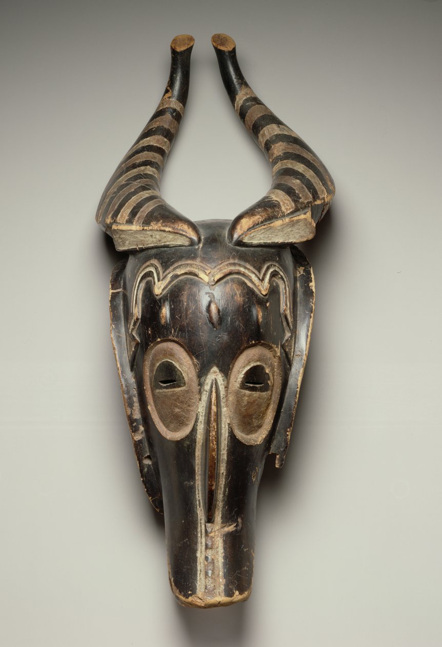Masque antilope Zamle, culture Guro, Côte d