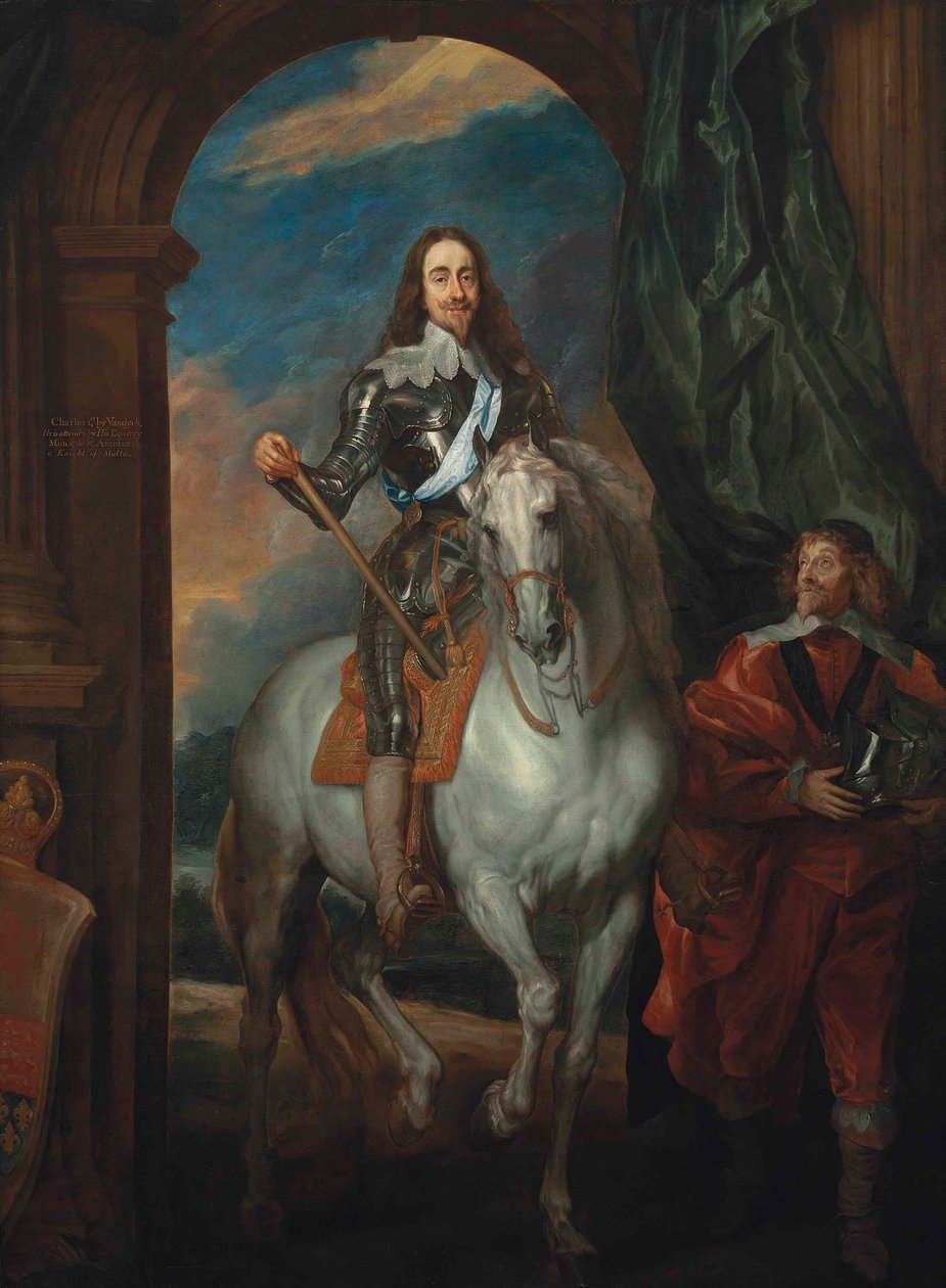 Le roi Charles Ier avec Monsieur de St. Antoine - after Anthony van Dyck