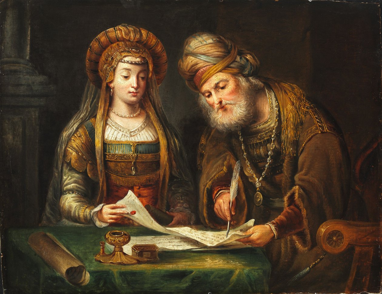 Esther et Mardochée - After Arent de Gelder
