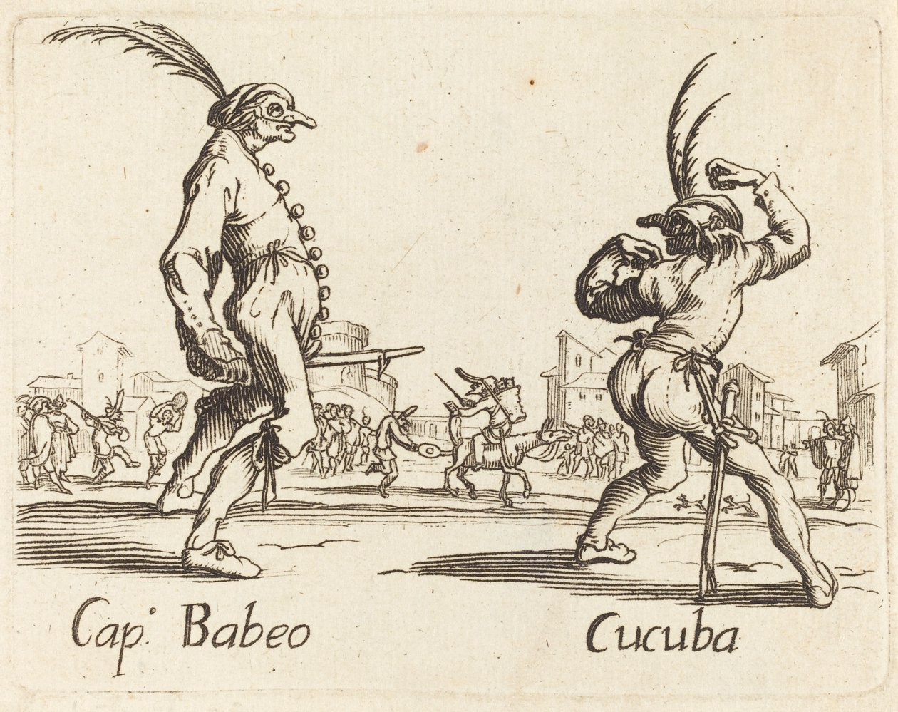 Cap. Babeo et Cucuba - After Jacques Callot