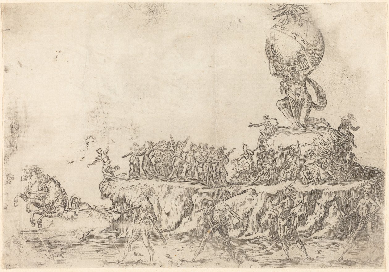 Le Flotteur du Soleil - After Jacques Callot