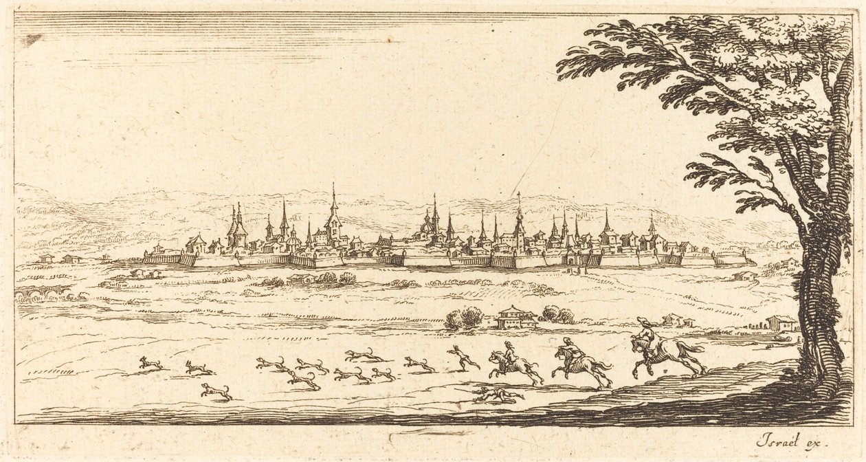 Vue de Nancy - After Jacques Callot