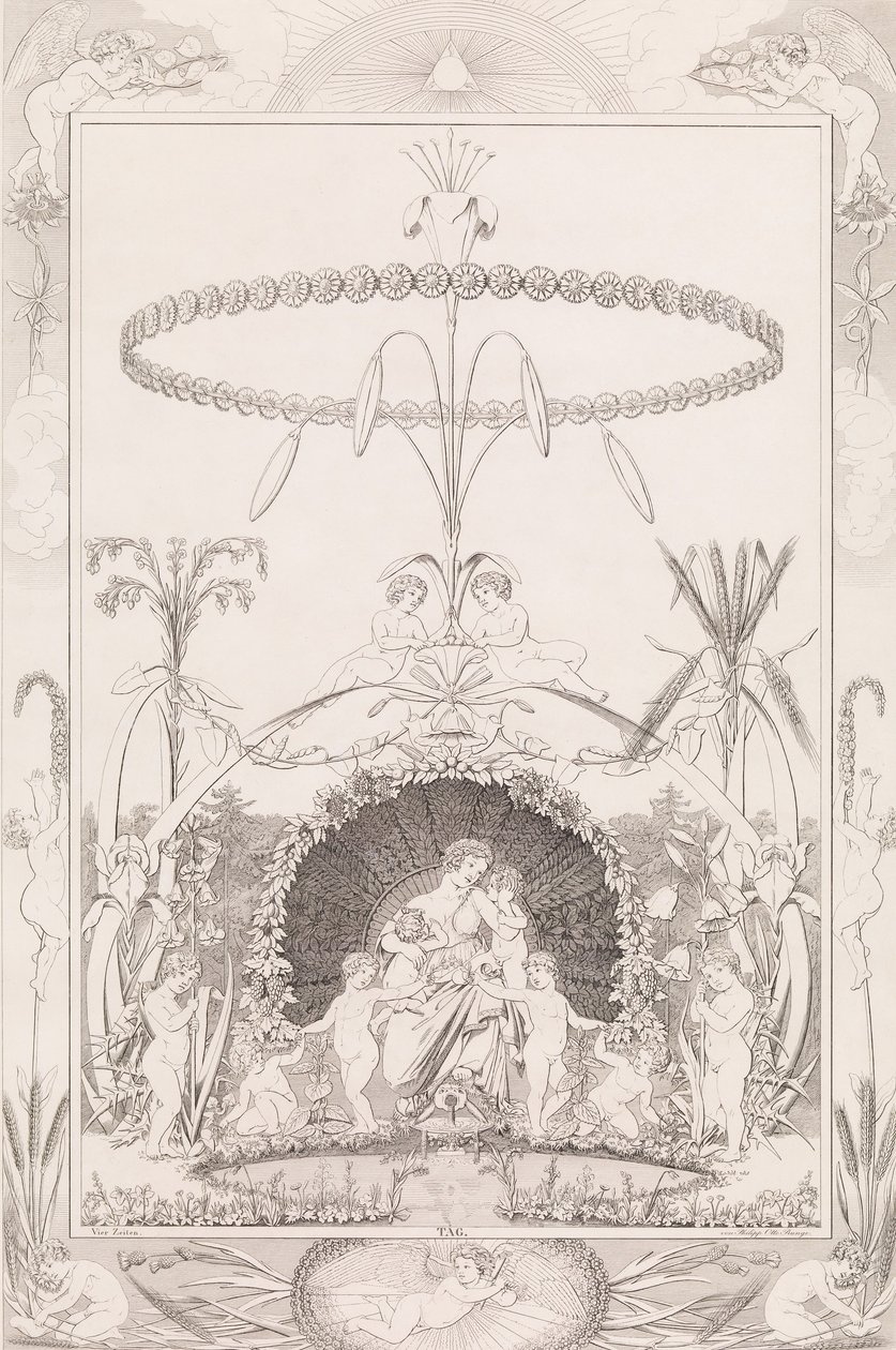Jour, de la série Les Heures du Jour, 1807 - After Philipp Otto Runge