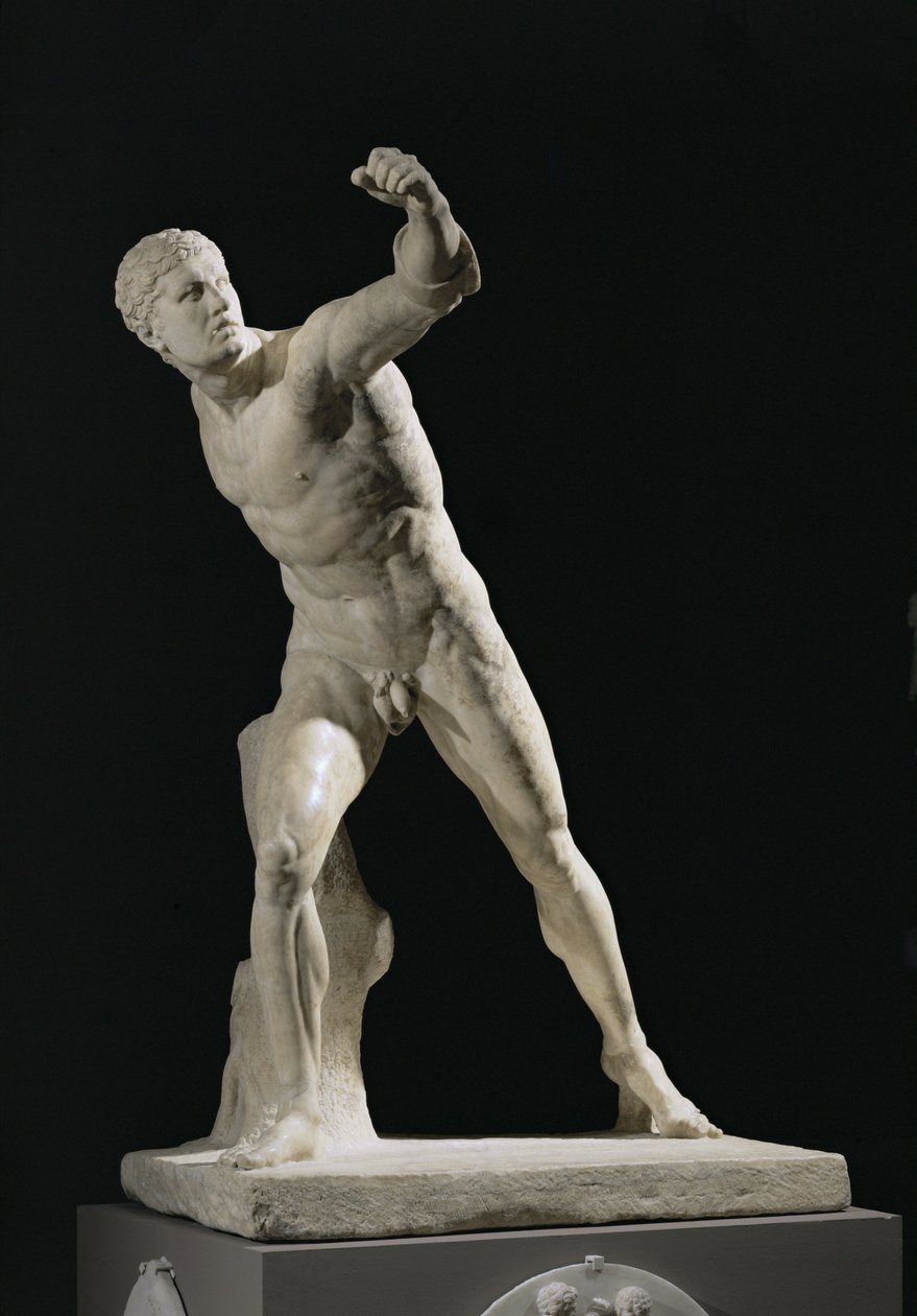 Le gladiateur Borghese, trouvé à Anzio, en Italie, vers ... - Agasias Agasias