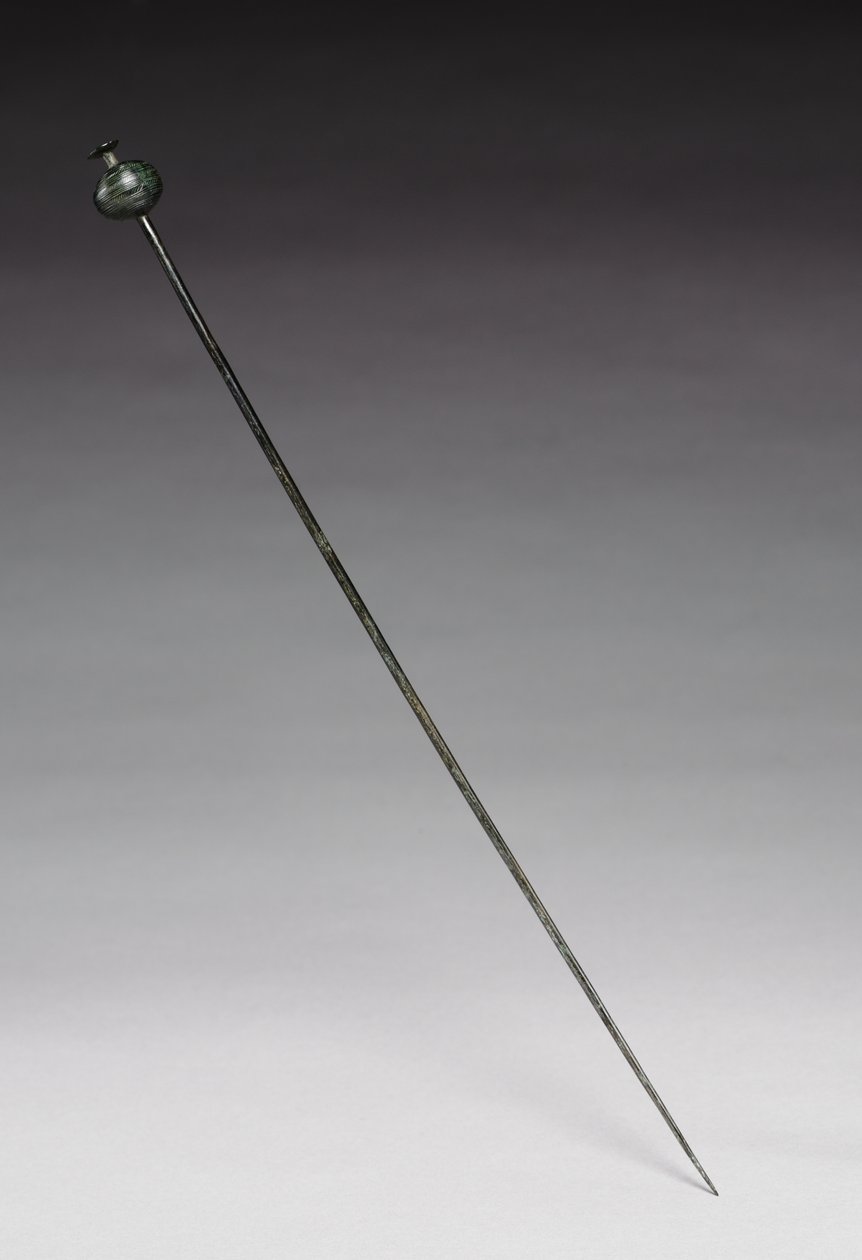 Épingle à vêtement, vers 1400 av. J.-C. (bronze coulé et forgé) - Age Bronze