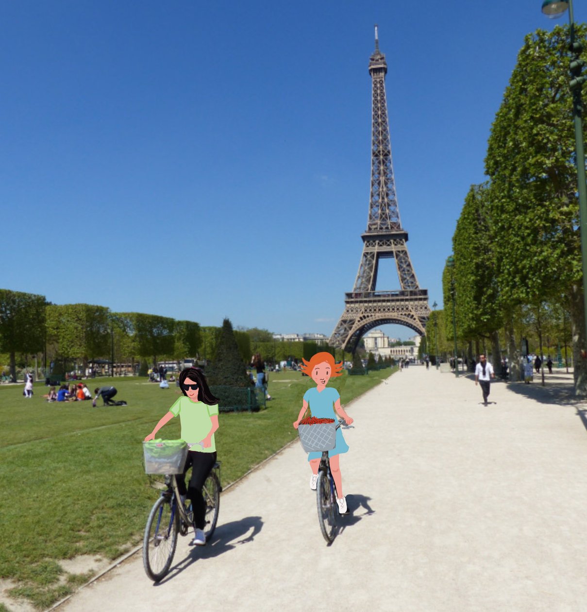À bicyclette, 2023 - Agnes Girardon