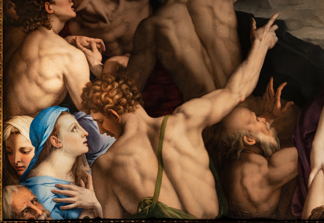 Chapelle Médicis : Descente du Christ aux Limbes (détail) - Agnolo Bronzino