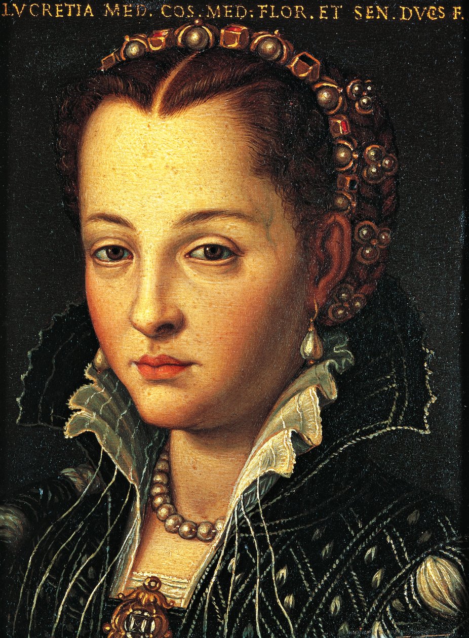Portrait de Lucrèce de Médicis - Agnolo Bronzino