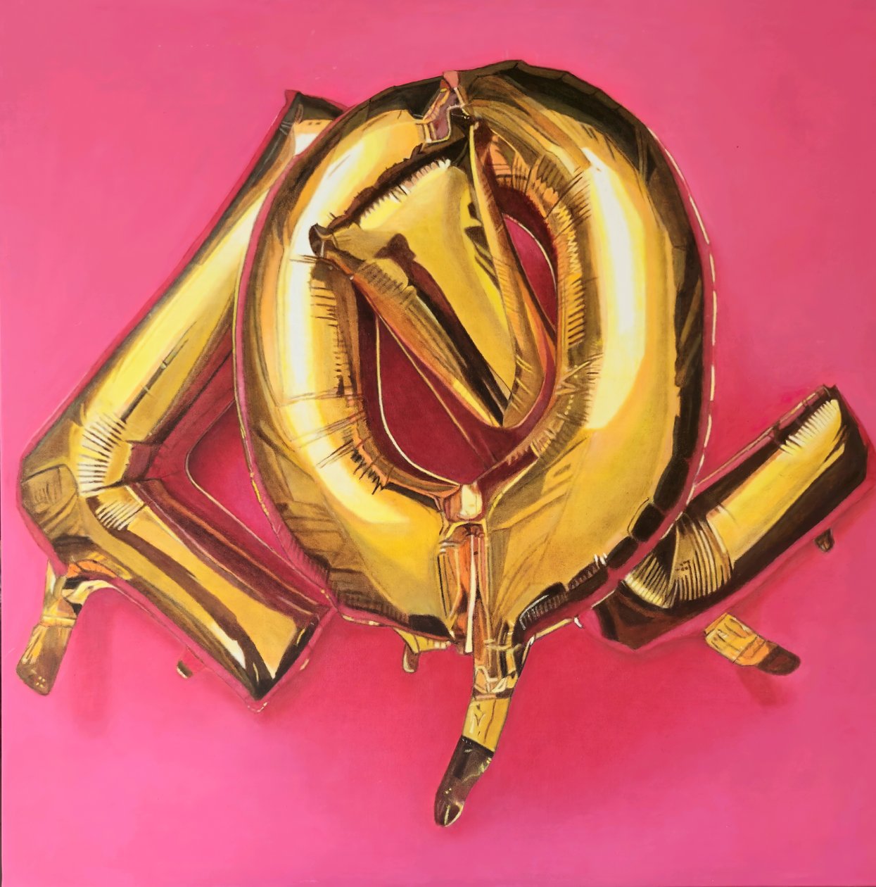 LOL, 2018 (huile sur toile) - Agnès Lefèvre
