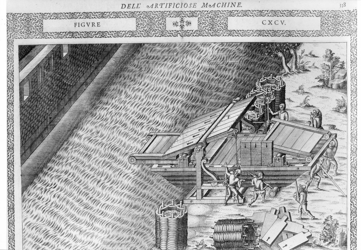 Pont en forme de bateau, illustration de 