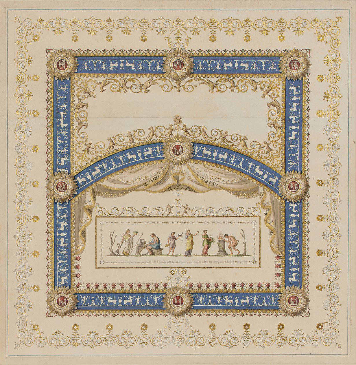 Dessins de plafond à l
