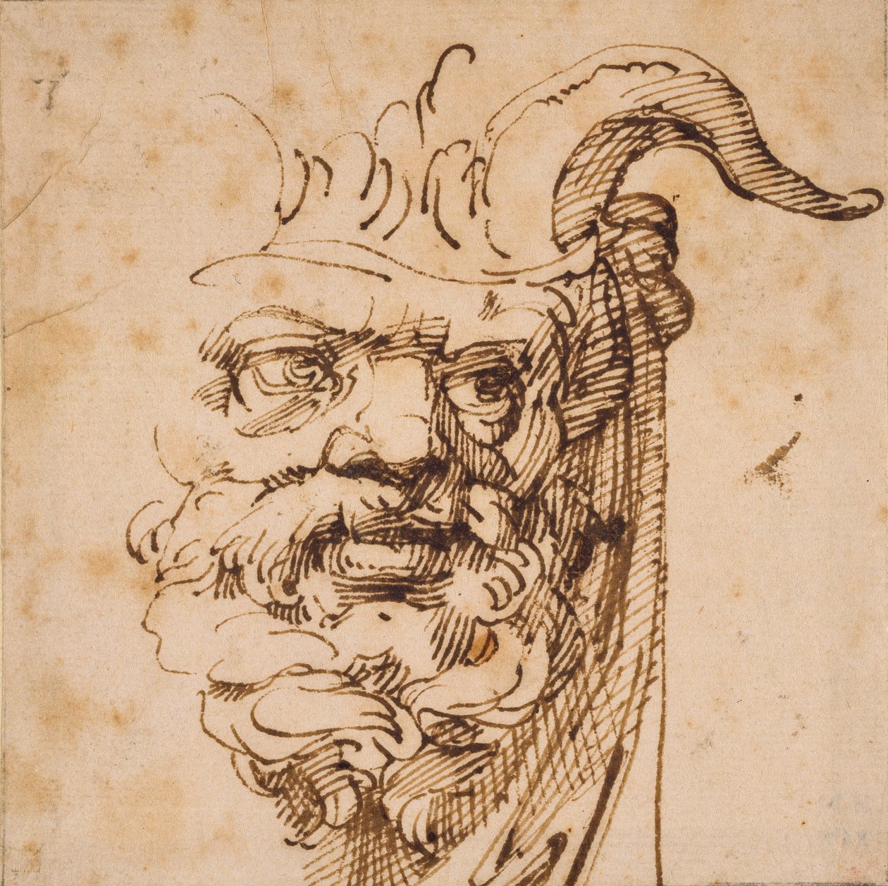 Un masque sylvestre, 1570-1602 - Agostino Carracci