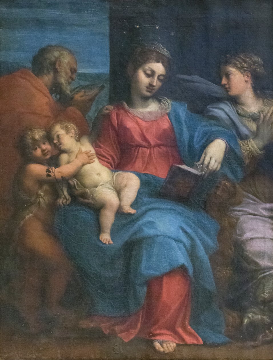 Sainte Famille avec Sainte Marguerite - Agostino Carracci