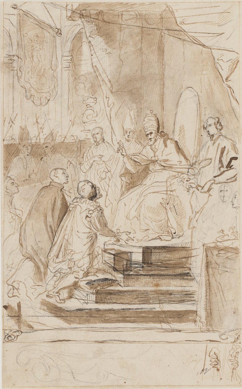 La canonisation de Saint Ignace de Loyola - Agostino Masucci