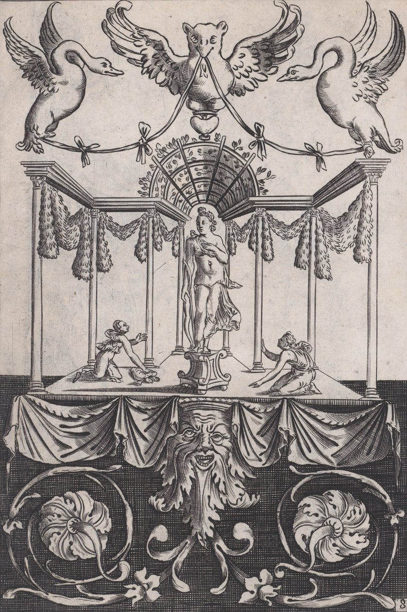 Panneau ornemental - Agostino Veneziano
