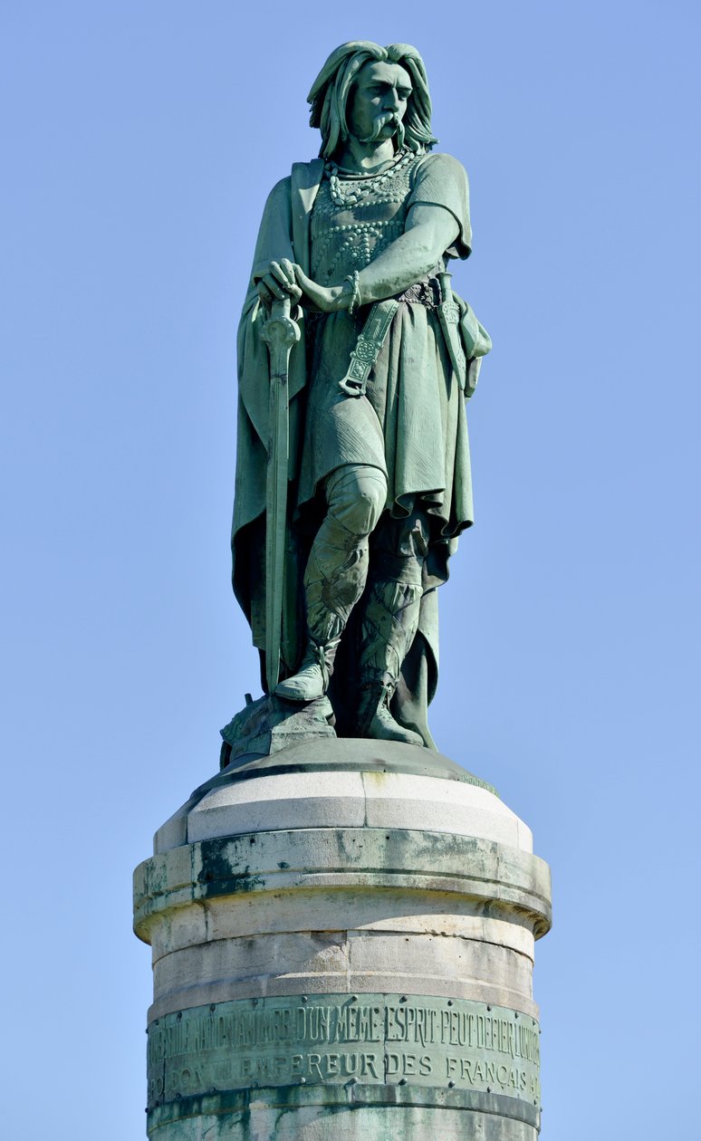 Statue colossale de Vercingétorix (72-46 av. J.-C.), chef gaulois - Sculpture de Millet Aimé (1819-1891) - Aime Millet