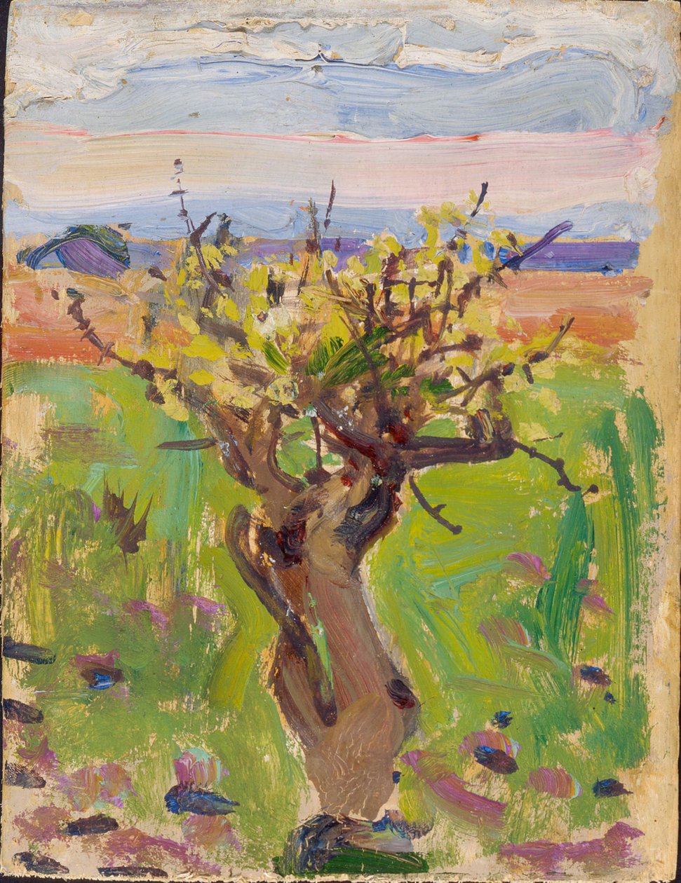 Arbre nain dans le désert - Akseli Gallen-Kallela