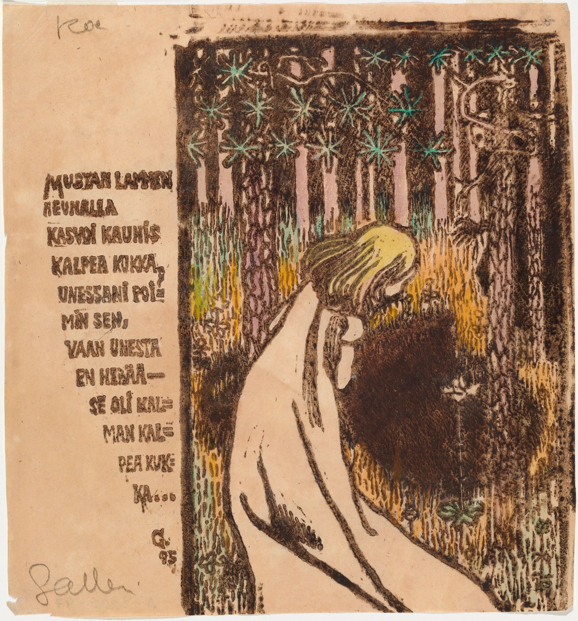 Fleur de la mort - Akseli Gallen-Kallela