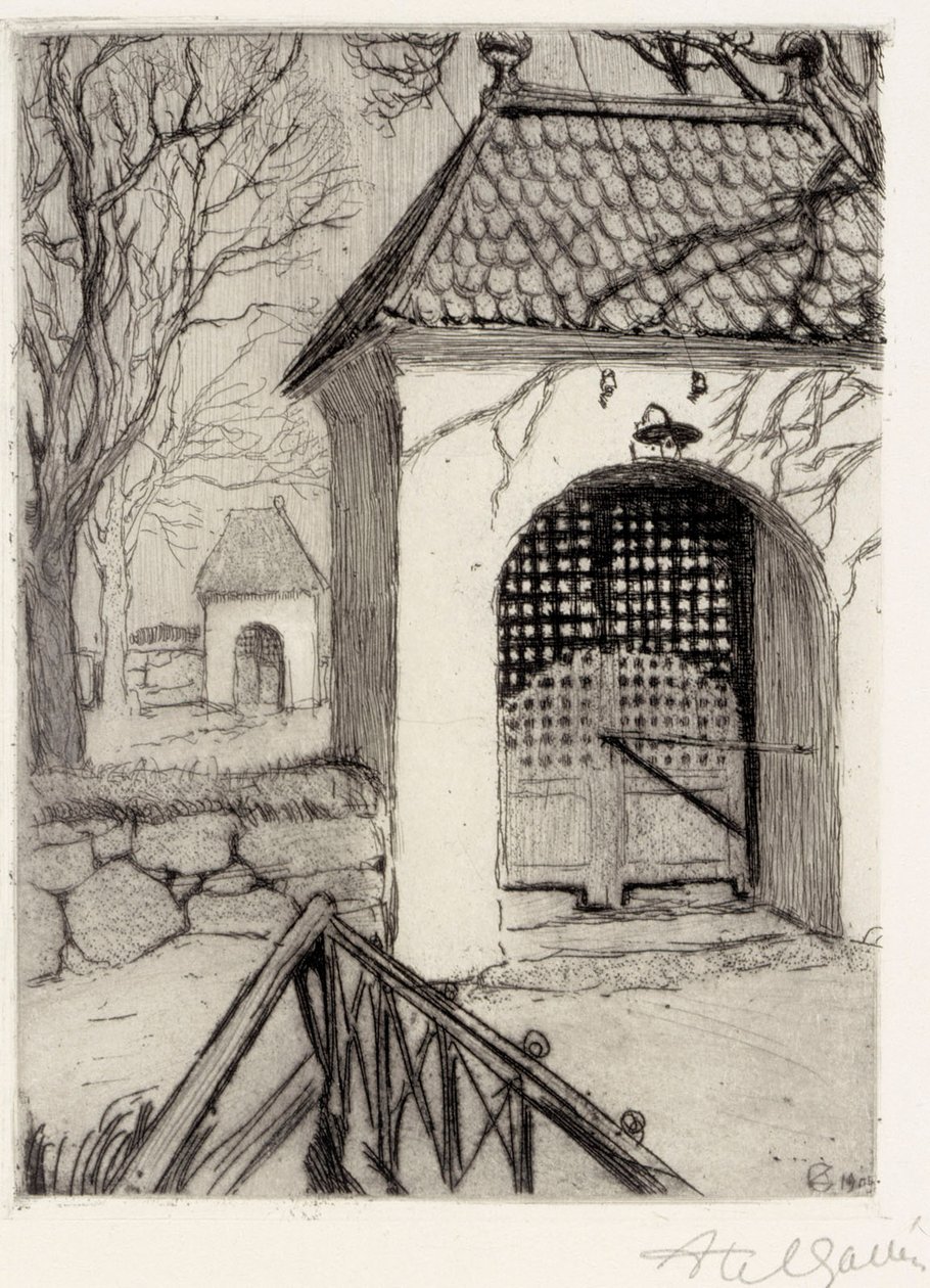 Portail du cimetière de Rauma - Akseli Gallen-Kallela