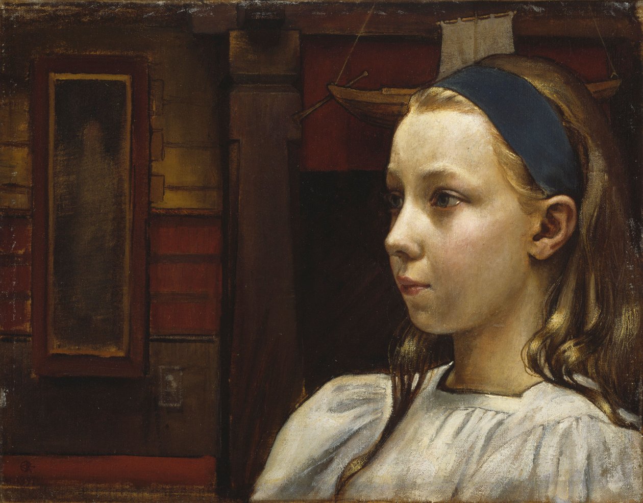 Tête de petite fille, la petite Anna - Akseli Gallen-Kallela