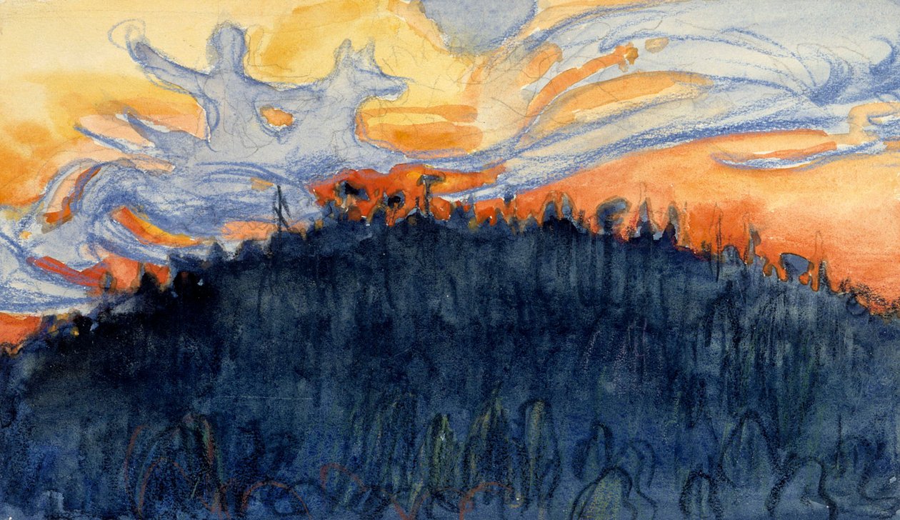 Impivaara vue de loin - Akseli Gallen-Kallela